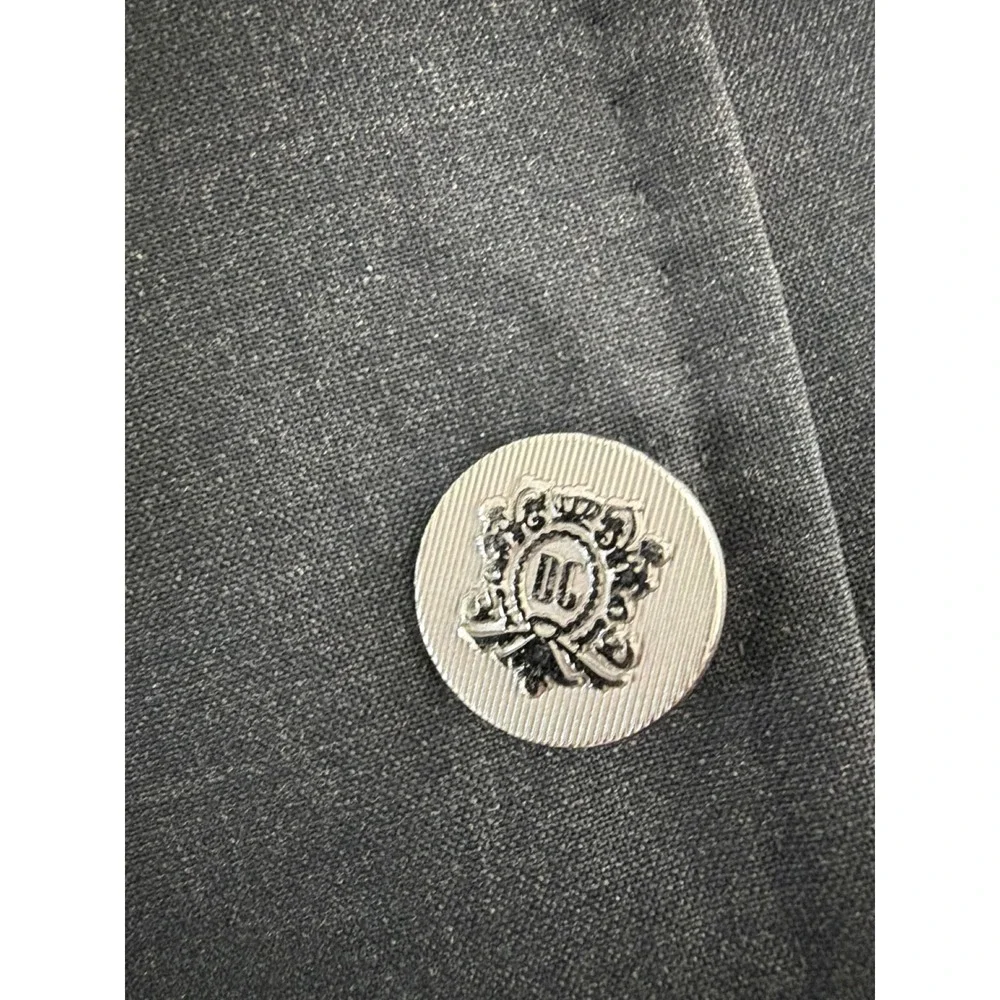 Dolce & Gabbana Mens Charcoal Gray Virgin Wool Blazer Made in Italy Sz 40R